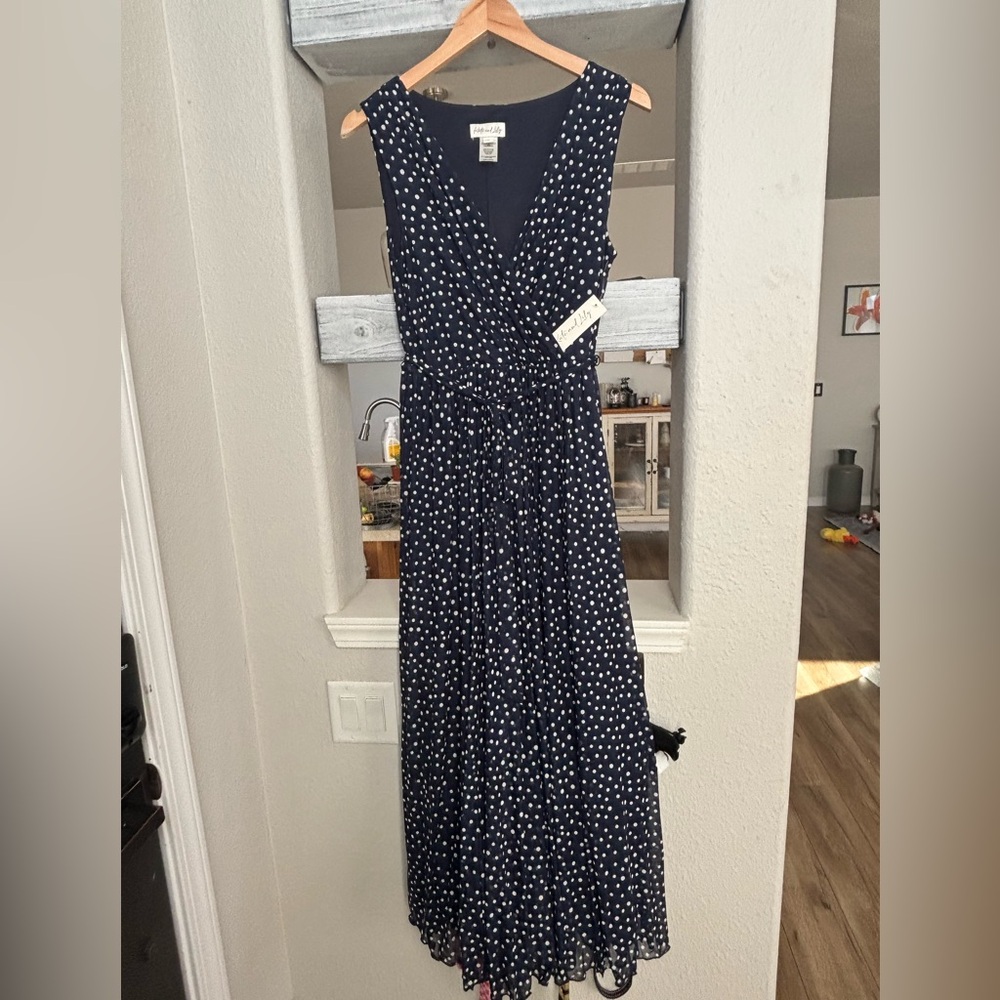 Polka Dot Sleeveless Dress